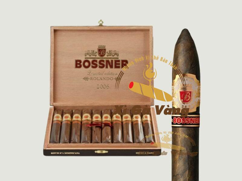 Bossner Maduro Rolando Torpedo 10 điếu mang thiết kế đặc trưng của thương hiệu